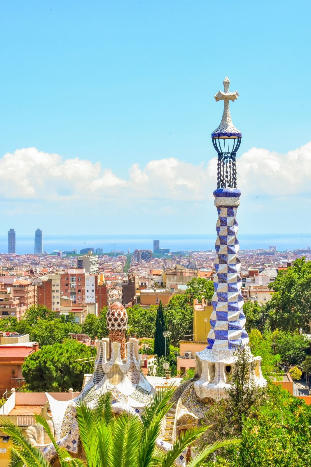 Barcelone — Park Güell et skyline